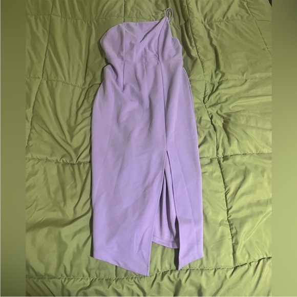 Hello Molly Taking It Back Lilac Midi Dress M - Picture 4 of 7